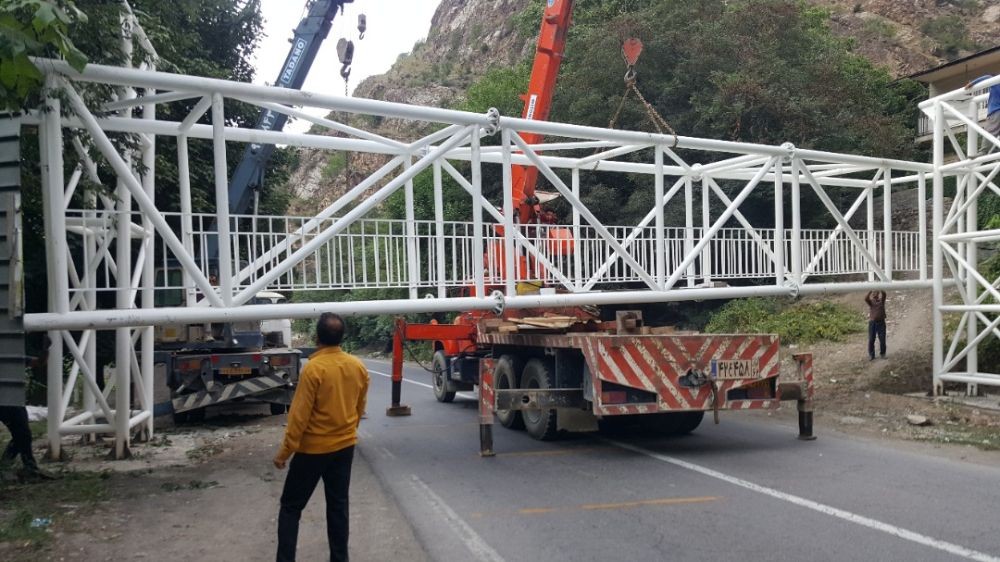  احداث پل عابر پیاده در استان مازندران 