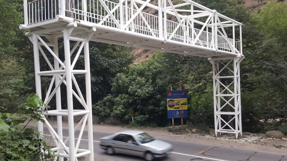 ساخت پل عابر پیاده منطقه پل اوشن